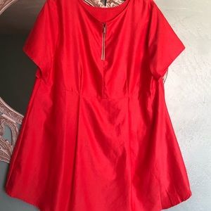 Coral blouse
